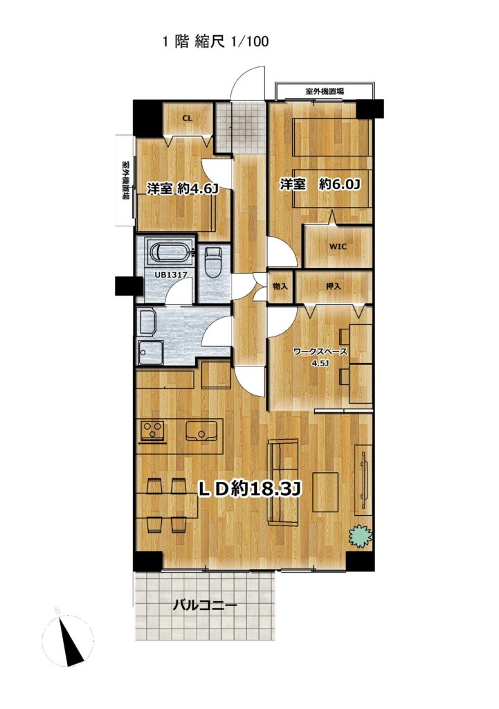 ソルシェ川崎【SOLD OUT】　 の間取り図